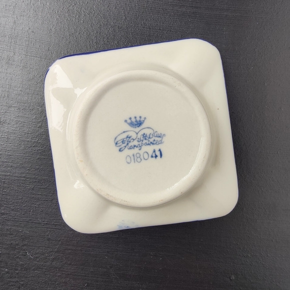 Delft 🇳🇱 ceramic | 💙🤍 ashtray - Picture 2 of 8